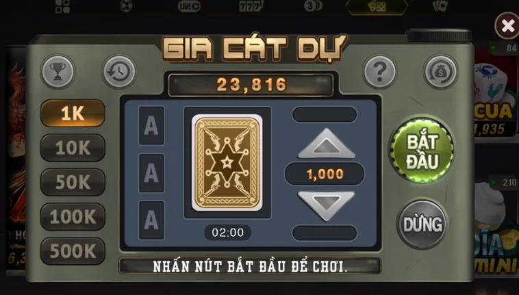 Khám Phá Trò Chơi Mini Gia Cát Dự Tại B52 Club Cơ Hội Trúng Thưởng Tiền Tỷ