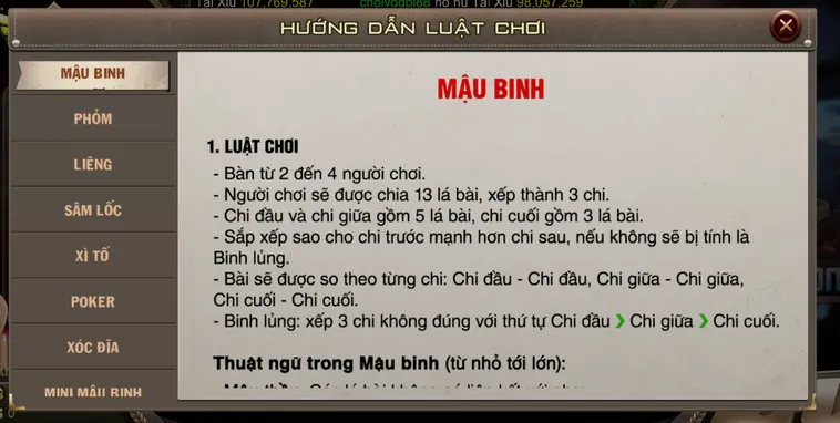 Khám Phá Bí Quyết Thắng Lớn Tại Mậu Binh B52 Club Đẳng Cấp Nhất
