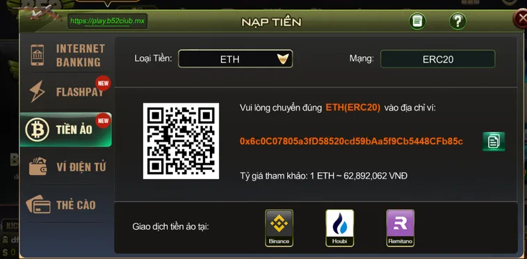 Nạp Tiền B52 Club Hướng Dẫn Chi Tiết Cách Giao Dịch Siêu Tốc Cho Người Mới
