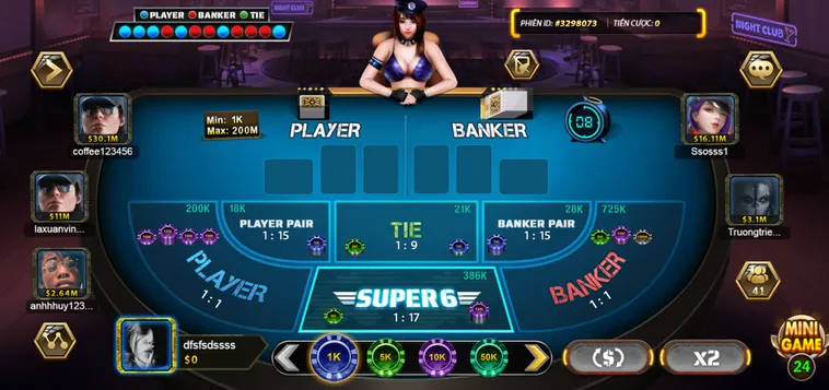 Khám Phá Siêu Phẩm Super Baccarat 6 Tại B52 Club Với Thưởng Khủng