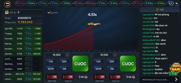 Trải Nghiệm Đỉnh Cao Cùng Minigame Tiêm Kích F35 Tại B52 Club Đầy Kịch Tính