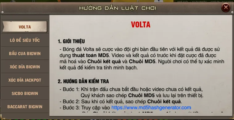 Bóng Đá Volta MD5 Tại B52 Club Sân Chơi Cá Cược Đỉnh Cao Nhận Thưởng Hấp Dẫn