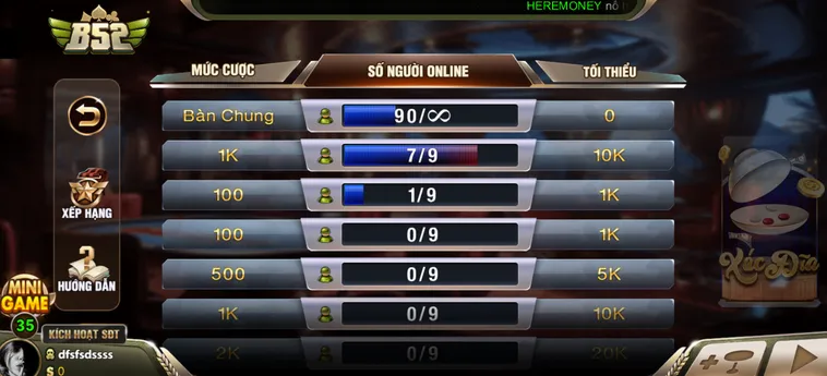 Casino Xóc Đĩa Tại B52 Club Đỉnh Cao Cá Cược Nhận Thưởng Tiền Tỷ Mỗi Ngày